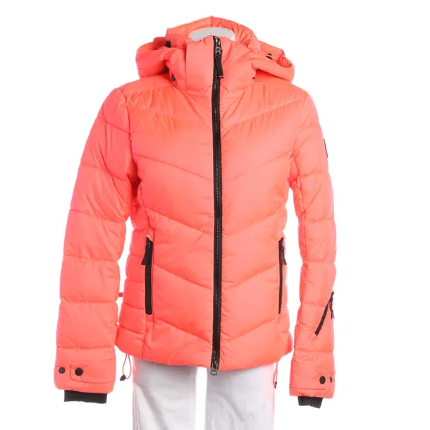 Winter Jacket, in Neon Orange, Polyester, Bogner Fire and Ice