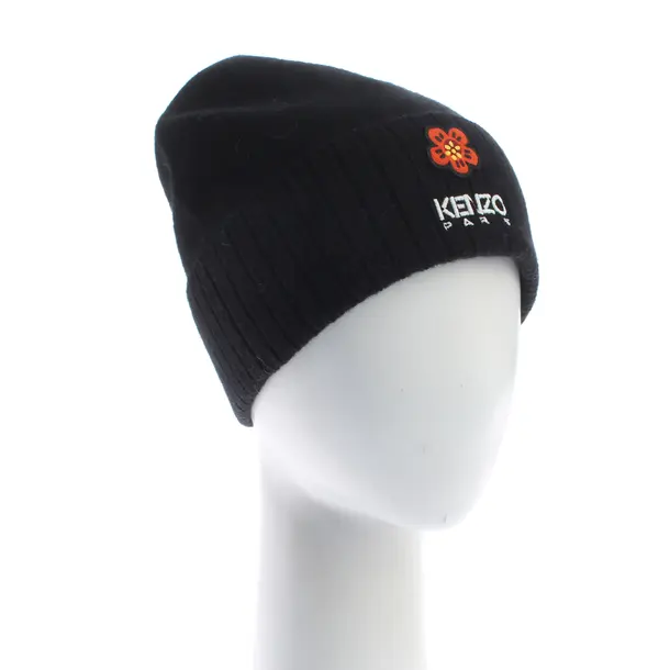 Beanie, in Black, Wool, Kenzo