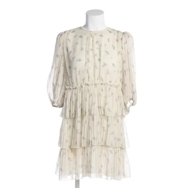 Dress, in Beige, Polyester, Ganni