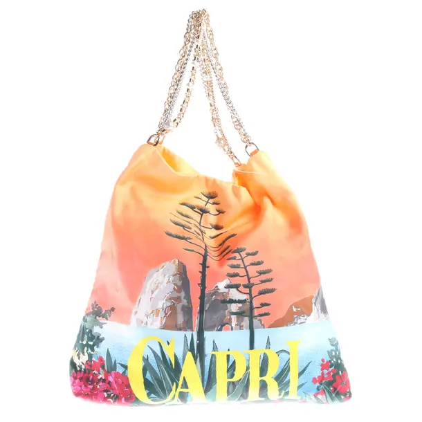 Shopper Bag, in Multicolored, Polyester, Dolce & Gabbana