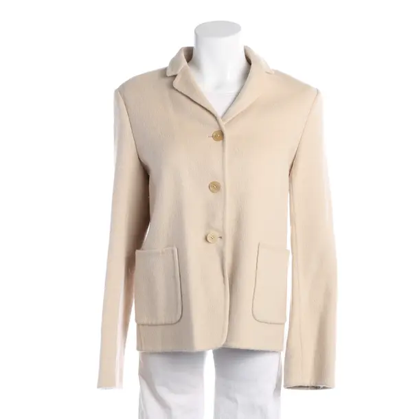 Mid-Season Jacket, in Beige, Wool, Jil Sander