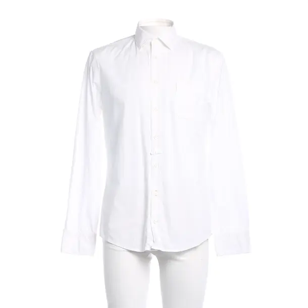 Shirt, in White, Cotton, Hugo Boss Orange