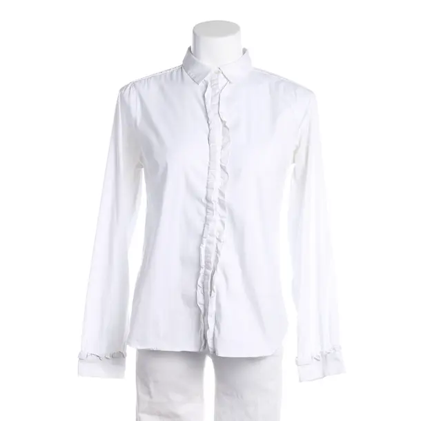 Blouse, in White, Cotton, Mos Mosh