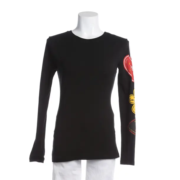 Long Sleeve Shirt, in Multicolored, Cotton, Love Moschino