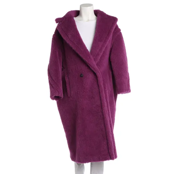 Wintermantel, in Lila, Wolle, Max Mara