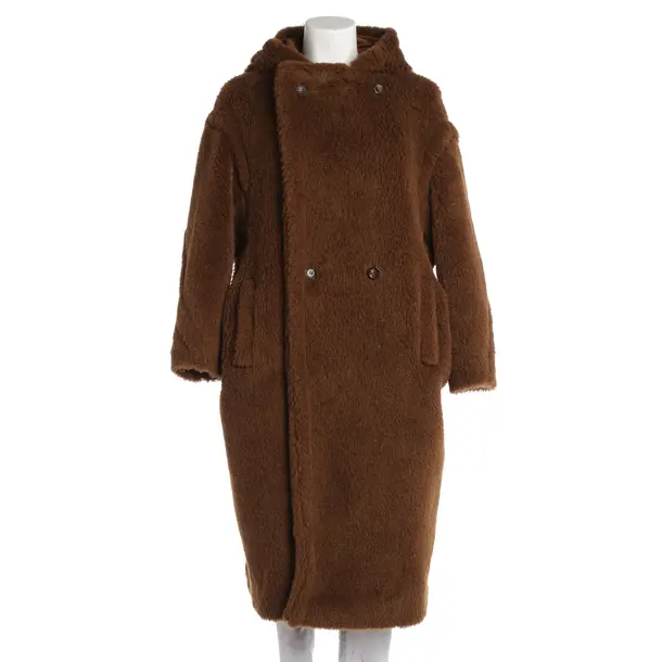 Wintermantel, in Braun, Wolle, Max Mara