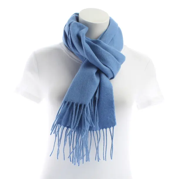 Schal, in Hellblau, Wolle, Missoni