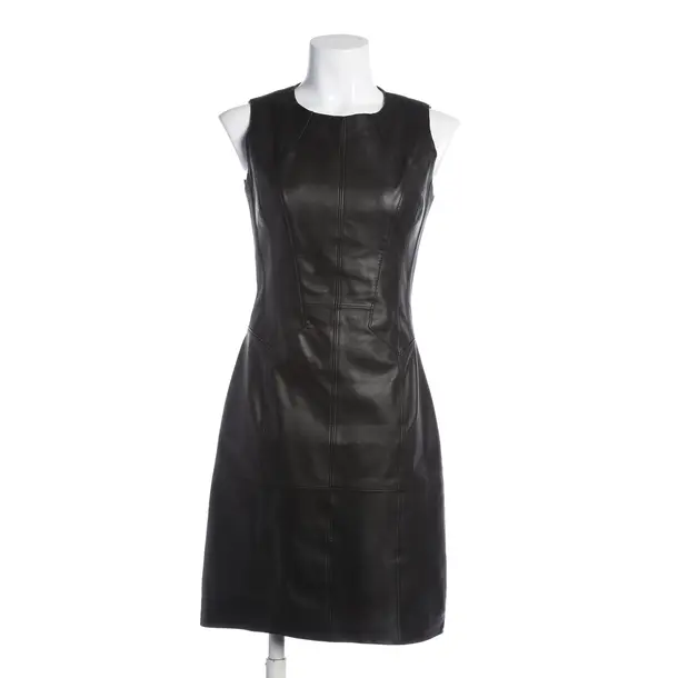 Kleid, in Schwarz, Leder, Hugo Boss Red Label