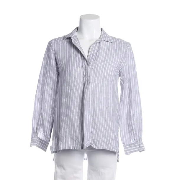 Blouse, in Light Gray, Linen, Fay