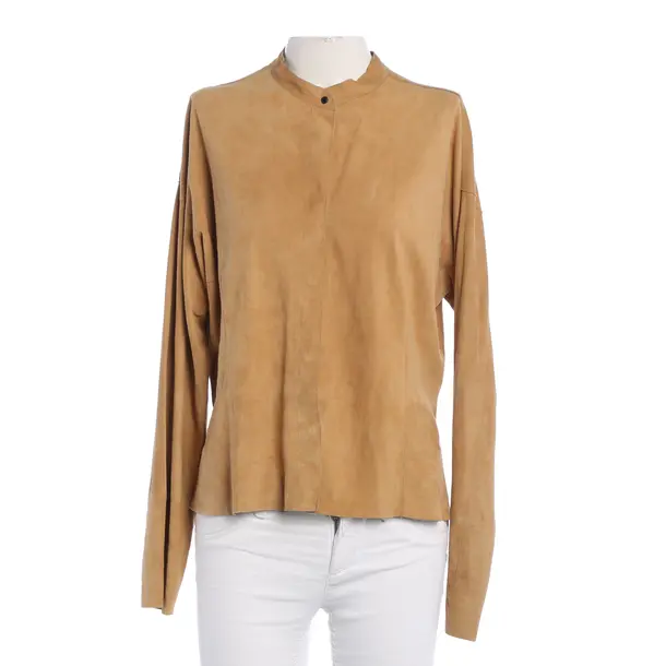 Sommerjacke, in Senfgelb, Leder, Iris von Arnim