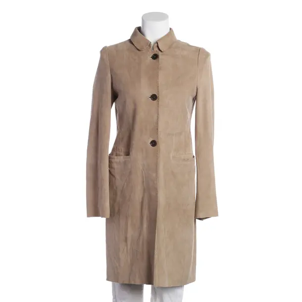 Ledermantel, in Camel, Leder, Strenesse