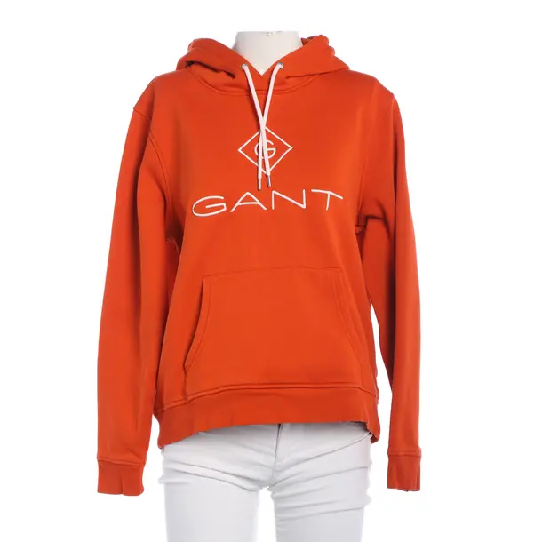 Hoodie, in Orange, Cotton, Gant