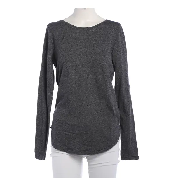 Long Sleeve Shirt, in Dark Gray, Cotton, Closed