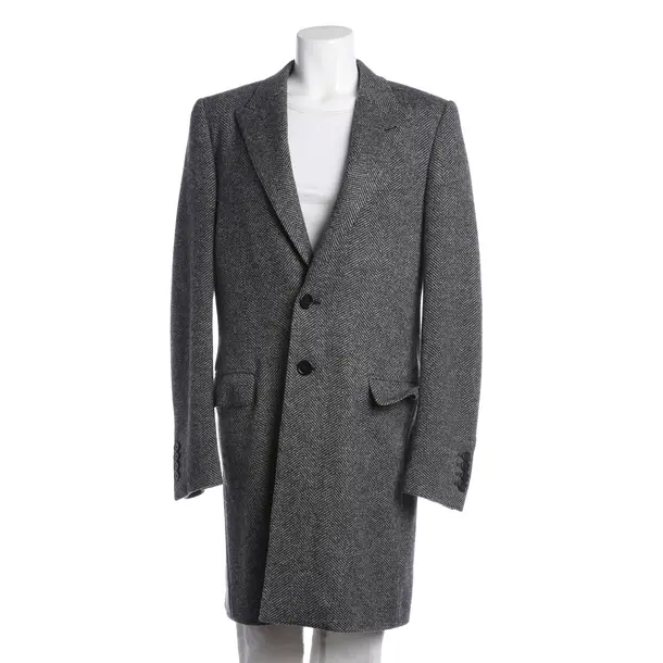 Mid-Season Coat, in Dark Gray, Wool, Dolce & Gabbana