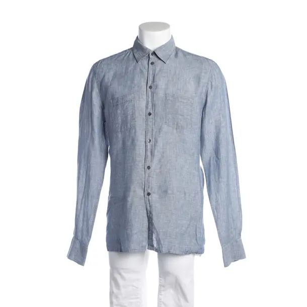 Hemd, in Hellblau, Leinen, Dolce & Gabbana