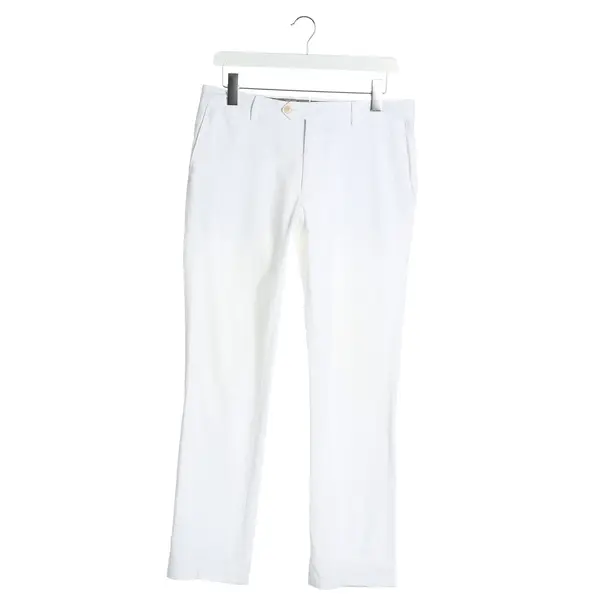Pants, in White, Cotton, Etro
