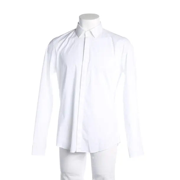 Shirt, in White, Cotton, Dondup
