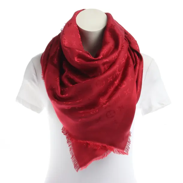 Tuch, in Rot, Seide, Louis Vuitton