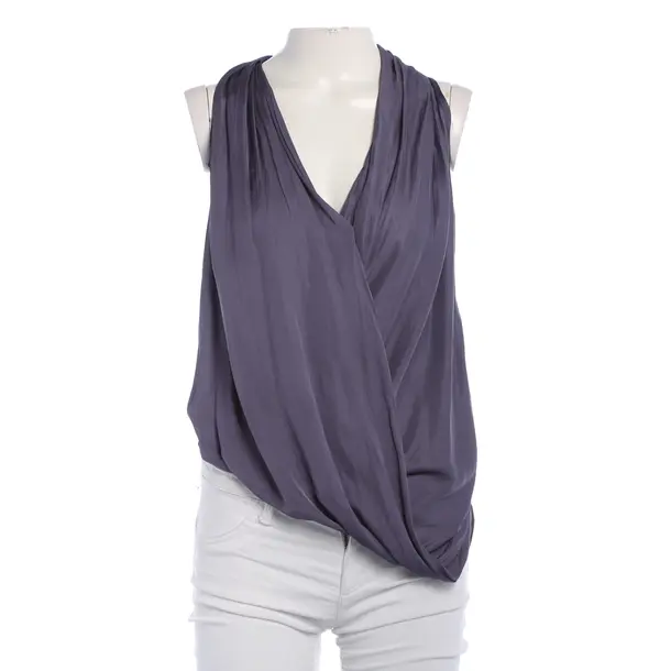 Top, in Purple, Polyester, Helmut Lang