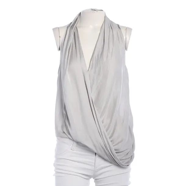 Top, in Hellgrau, Polyester, Helmut Lang