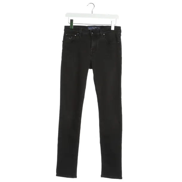 Slim Fit Jeans, in Dark Gray, Cotton, Jacob Cohen
