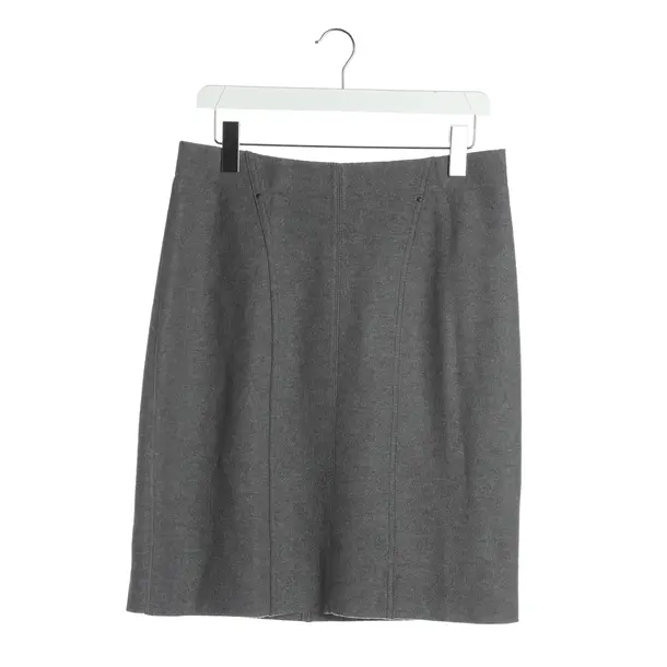 Skirt, in Gray, Wool, Marc Cain Sports