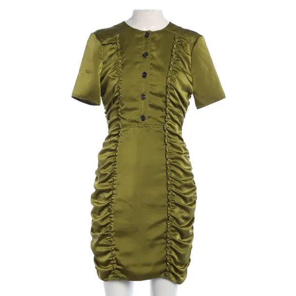 Dress, in Olive Green, Polyester, Burberry