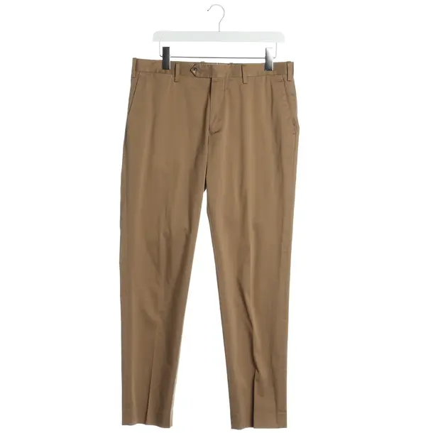 Pants, in Brown, Cotton, Lardini