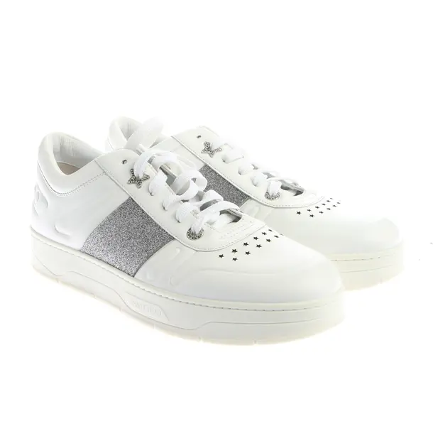 Sneaker, in Weiß, Jimmy Choo