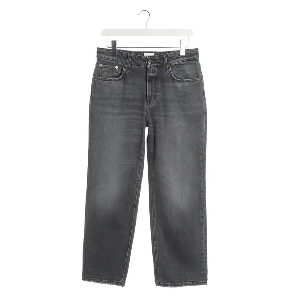Straight Fit Jeans, in Gray, Cotton, Closed