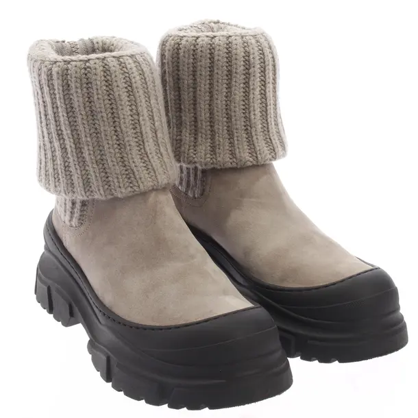 Stiefeletten, in Grau, Brunello Cucinelli
