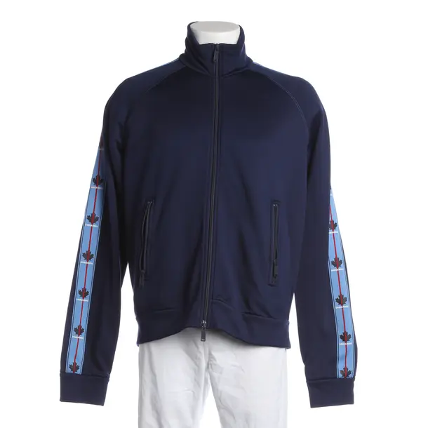 Zip-Up Hoodie, in Navy, Polyimide, Dsquared