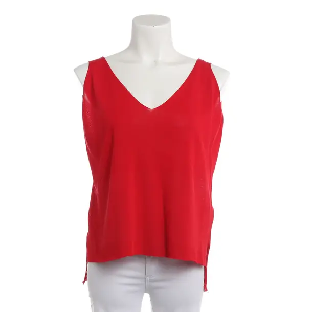 Top, in Red, Viscose, Antonia Zander