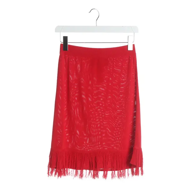 Skirt, in Red, Viscose, Antonia Zander