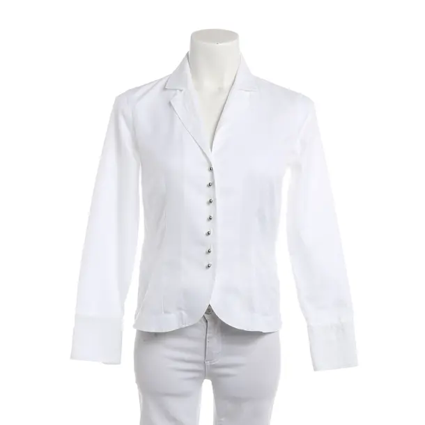 Blouse, in White, Cotton, Van Laack