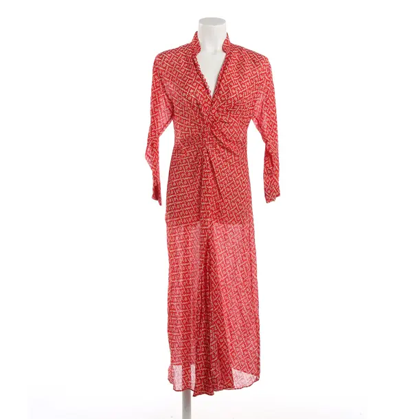 Kleid, in Rot, Leinen, Sandro