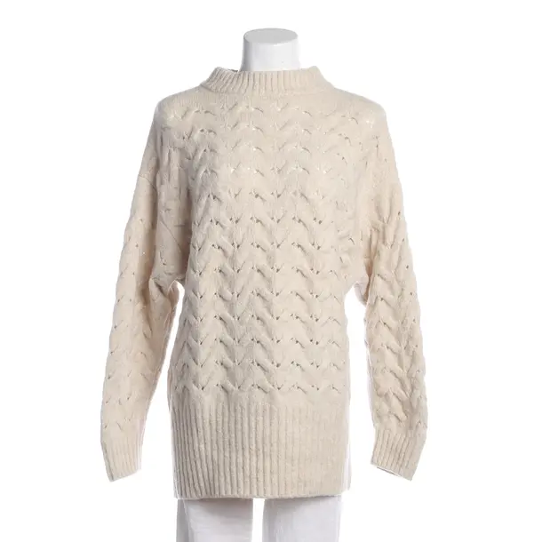 Jumper, in Cream, Wool, Closed