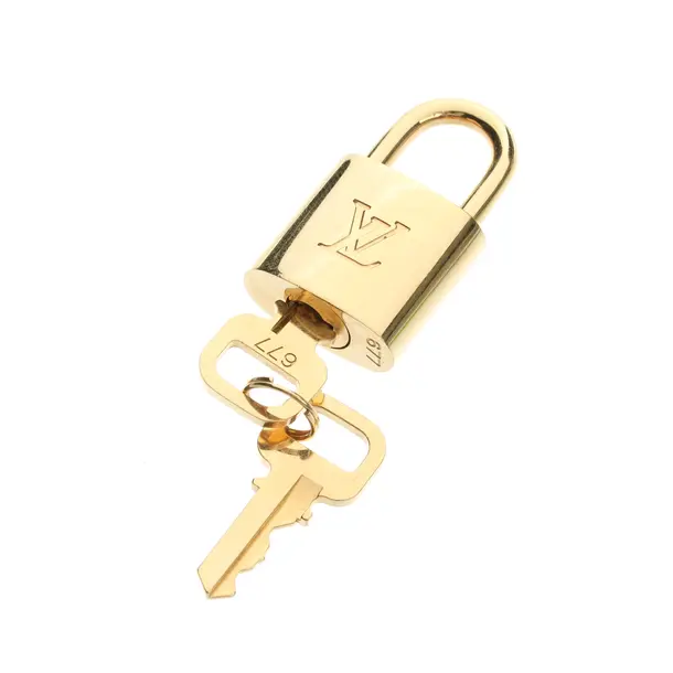 Schloss & Schlüssel, in Gold, Metall (metallisch, metallisiert), Louis Vuitton