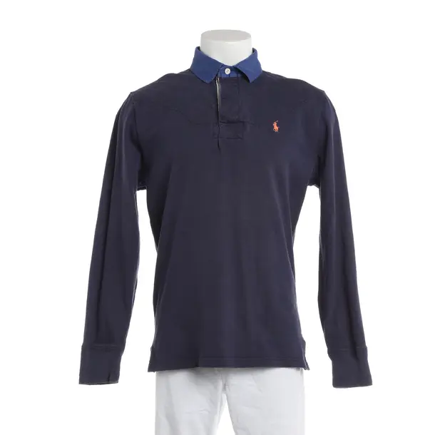 Long Sleeve Shirt, in Navy, Cotton, Polo Ralph Lauren