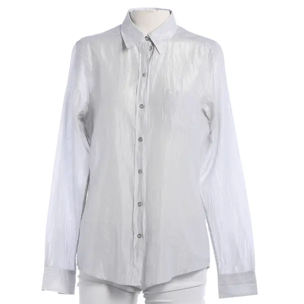 Blouse, in Silver, Cotton, Van Laack
