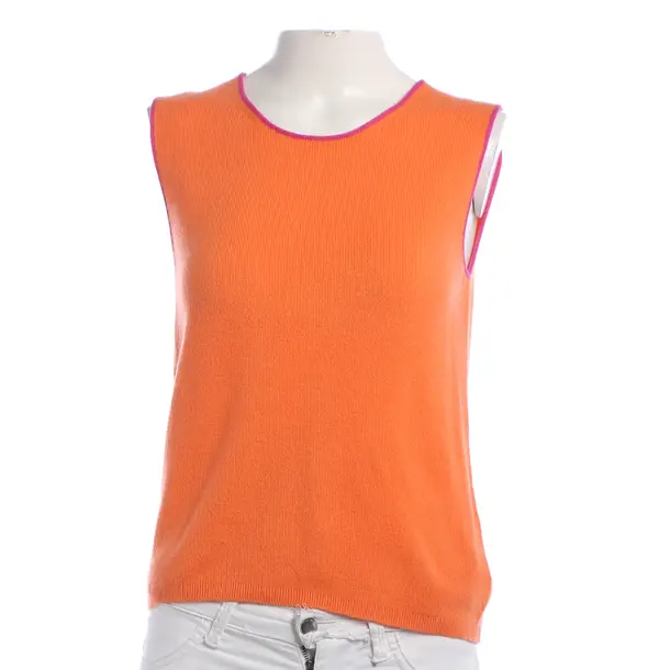 Sweater Vest, in Orange, Cashmere, Iris von Arnim