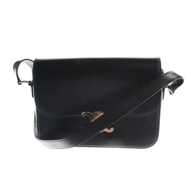 Schultertasche, in Schwarz, Leder, Céline