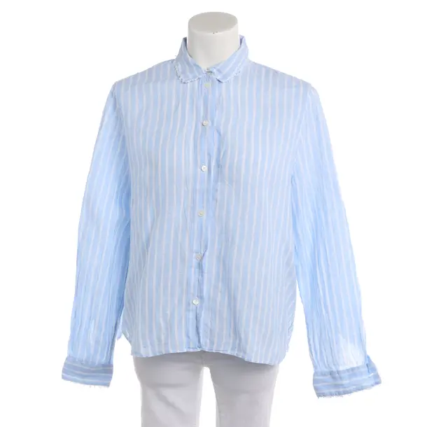 Blouse, in Light Blue, Linen, Robert Friedman