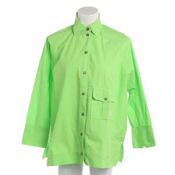 Blouse, in Mint Green, Cotton, Ganni