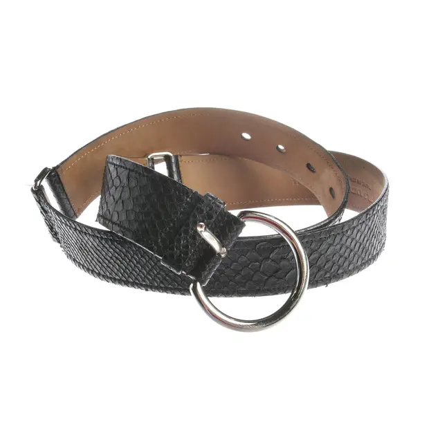 Belt, in Black, Leather, Jil Sander