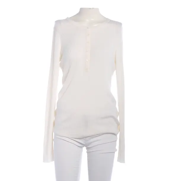 Long Sleeve Shirt, in Pastel Yellow, Cashmere, Gabriela Hearst