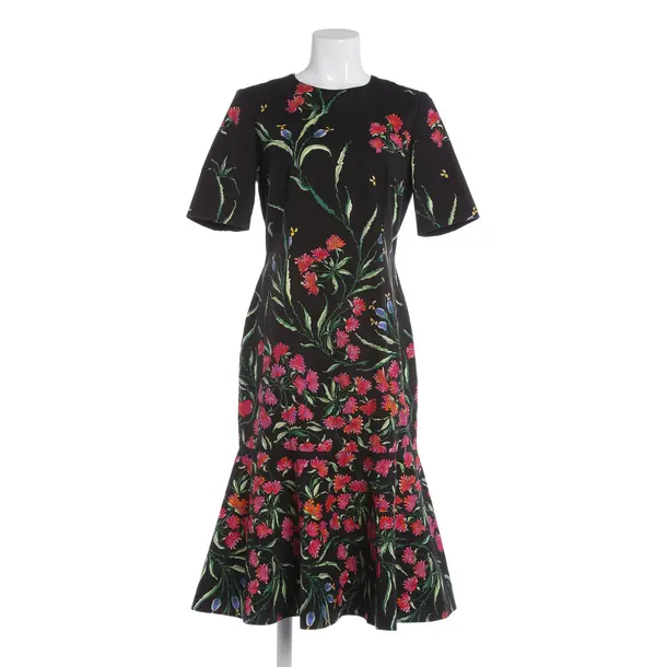 Dress, in Multicolored, Cotton, Carolina Herrera