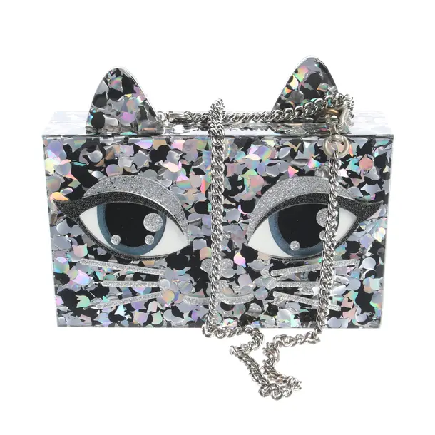 Evening Bag, in Multicolored, Other Material, Karl Lagerfeld