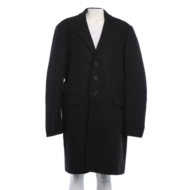 Mid-Season Coat, in Black, Wool, Burberry Brit