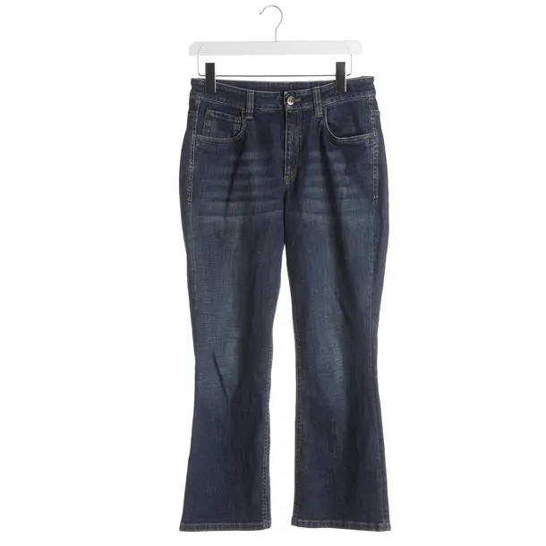 Jeans straight fit, in Blu, Cotone, Brunello Cucinelli